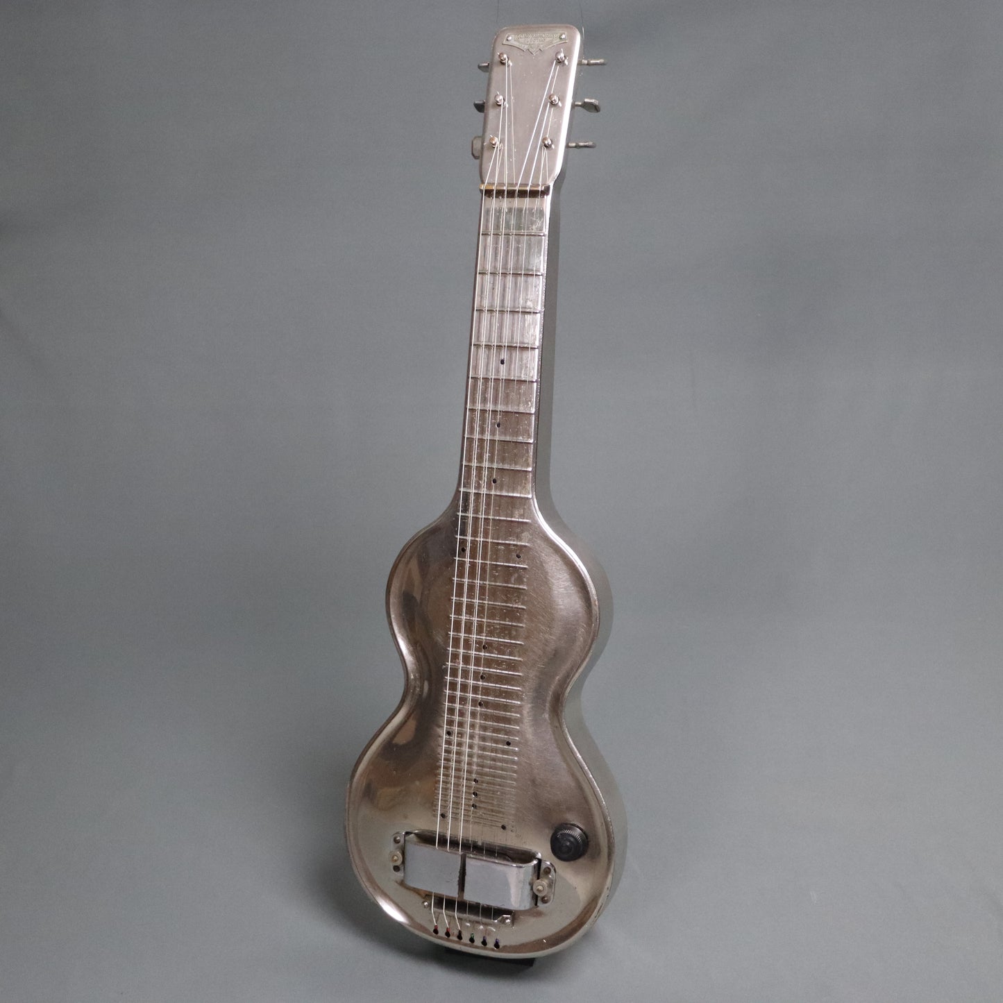 1936 Rickenbacker Silver Hawaiian Lap Steel Guitar 1.5" Horseshoe Pickup Rickenbacher Lapsteel