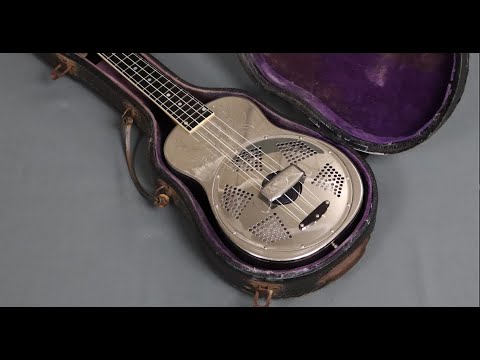 1932 Style 2 National German Silver Small Bodied Ukulele